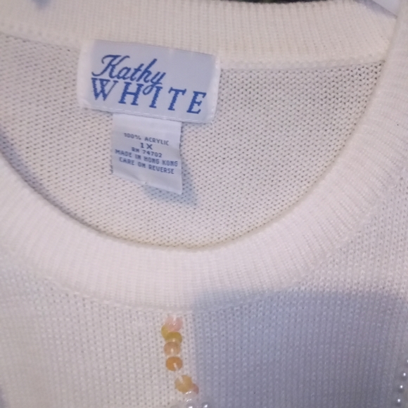 PHENOMENAL AND RARE KATHY WHITE VINTAGE SWEATER FROM HONG KONG - Picture 9 of 11